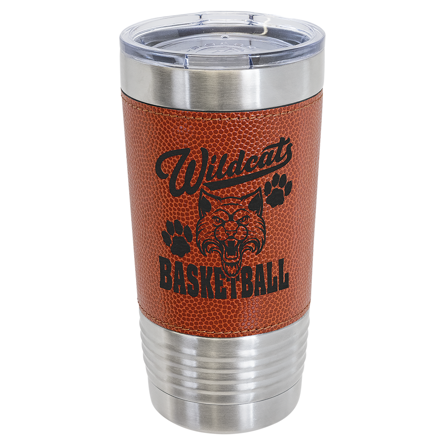 20 oz. Basketball Tumbler with Slider Lid