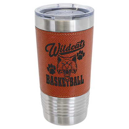 20 oz. Basketball Tumbler with Slider Lid