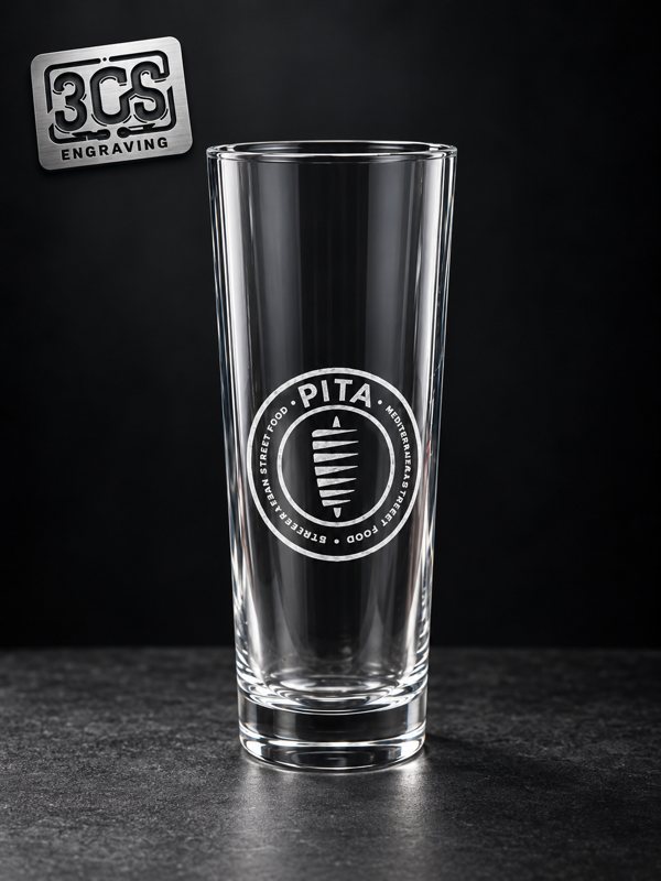 Custom engraved highball glass
